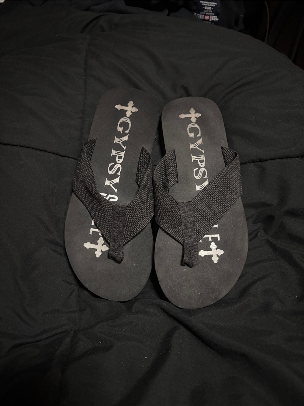 Flip Flop Sandals for Women in Black